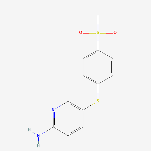 5-(4-methylsulfonylphenyl)sulfanylpyridin-2-amine (CAS: 64064-40-0) - Related Chemical Product