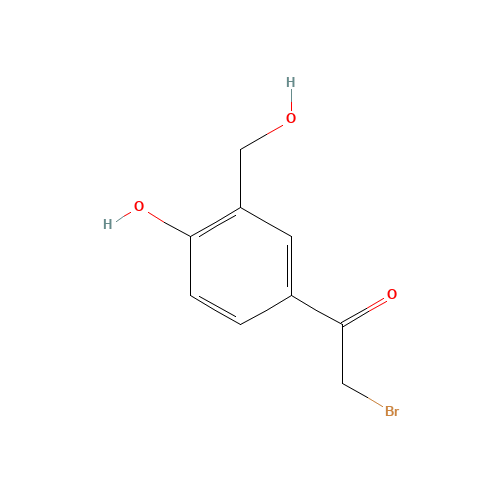 2-bromo-1-[4-hydroxy-3-(hydroxymethyl)phenyl]ethanone (CAS: 62932-94-9) - Related Chemical Product