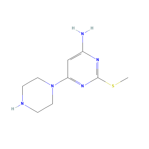 2-methylsulfanyl-6-piperazin-1-ylpyrimidin-4-amine (CAS: 1174207-77-2) - Related Chemical Product