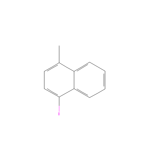 1-iodo-4-methylnaphthalene (CAS: 70129-83-8) - Chemical Structure and Molecular Formula 