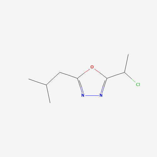 2-(1-chloroethyl)-5-(2-methylpropyl)-1,3,4-oxadiazole (CAS: 926231-94-9) - Related Chemical Product