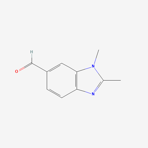 2,3-dimethylbenzimidazole-5-carbaldehyde (CAS: 864273-77-8) - Chemical Structure and Molecular Formula 