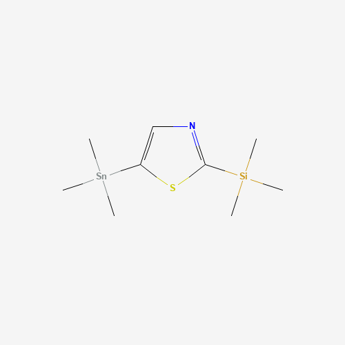 trimethyl-(5-trimethylstannyl-1,3-thiazol-2-yl)silane (CAS: 108306-57-6) - Related Chemical Product