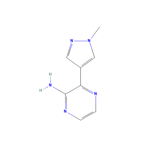 3-(1-methylpyrazol-4-yl)pyrazin-2-amine (CAS: 1451389-00-6) - Related Chemical Product