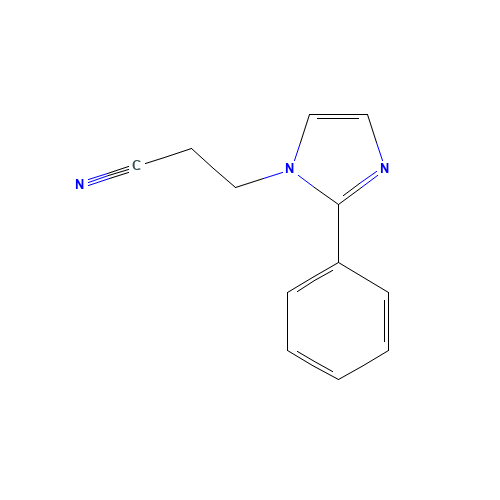 3-(2-phenylimidazol-1-yl)propanenitrile (CAS: 23996-12-5) - Related Chemical Product