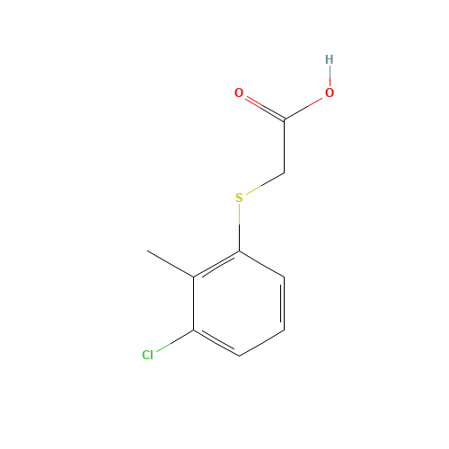 2-(3-chloro-2-methylphenyl)sulfanylacetic acid (CAS: 6375-67-3) - Related Chemical Product