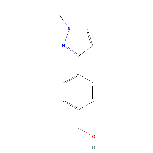 [4-(1-methylpyrazol-3-yl)phenyl]methanol (CAS: 179055-20-0) - Related Chemical Product