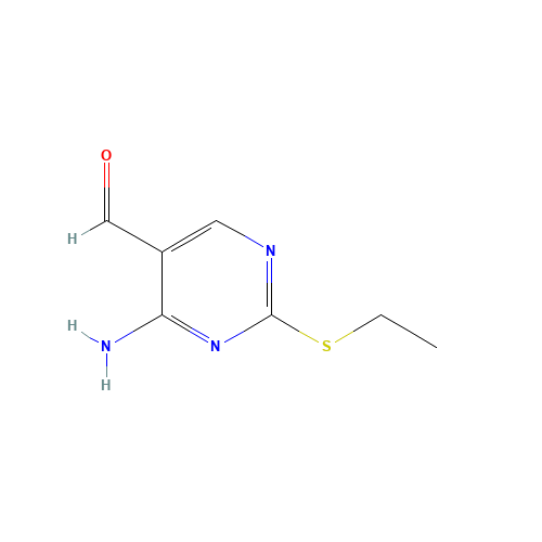 4-amino-2-ethylsulfanylpyrimidine-5-carbaldehyde (CAS: 867353-54-6) - Related Chemical Product