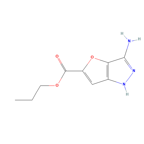 propyl 3-amino-1H-furo[3,2-c]pyrazole-5-carboxylate (CAS: 648412-40-2) - Related Chemical Product