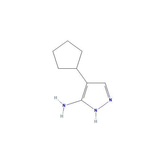 4-cyclopentyl-1H-pyrazol-5-amine (CAS: 673475-75-7) - Related Chemical Product