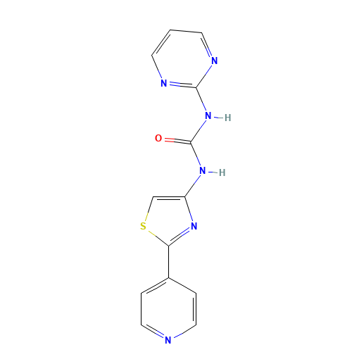 1-(2-pyridin-4-yl-1,3-thiazol-4-yl)-3-pyrimidin-2-ylurea (CAS: 478365-46-7) - Related Chemical Product