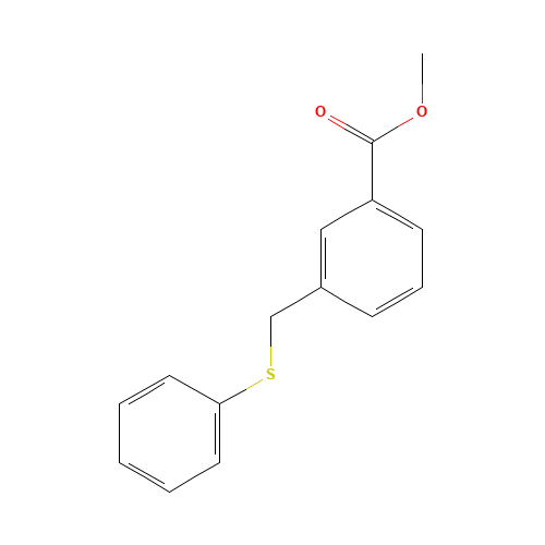 methyl 3-(phenylsulfanylmethyl)benzoate (CAS: 137571-38-1) - Related Chemical Product
