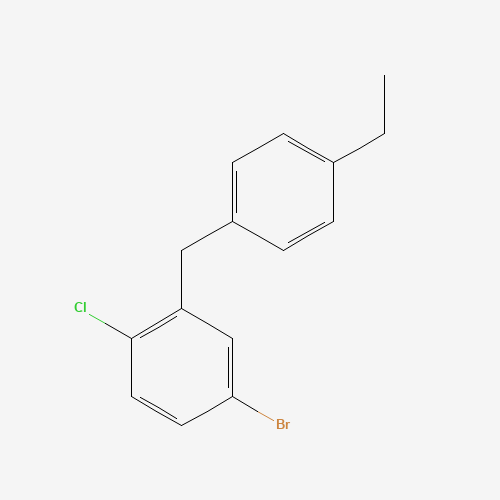 4-bromo-1-chloro-2-[(4-ethylphenyl)methyl]benzene (CAS: 879545-41-2) - Related Chemical Product