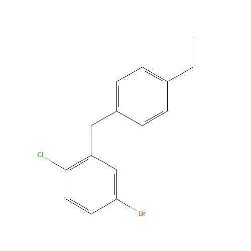 4-bromo-1-chloro-2-[(4-ethylphenyl)methyl]benzene (CAS: 879545-41-2) - Related Chemical Product
