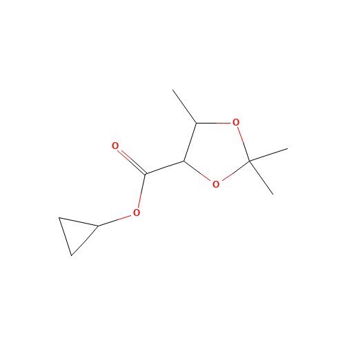 cyclopropyl 2,2,5-trimethyl-1,3-dioxolane-4-carboxylate (CAS: 1393672-63-3) - Related Chemical Product