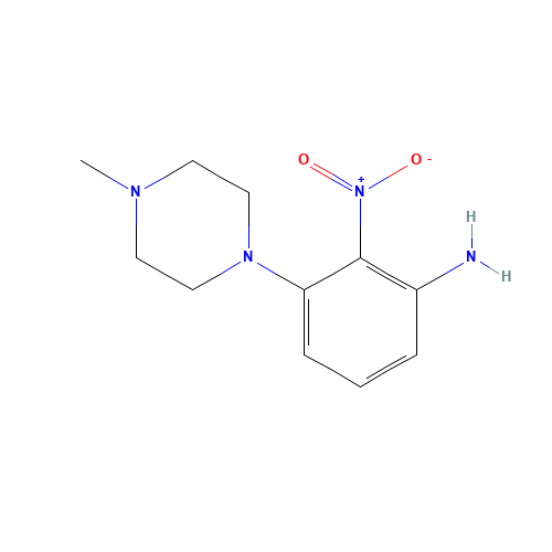 3-(4-methylpiperazin-1-yl)-2-nitroaniline (CAS: 74628-20-9) - Related Chemical Product