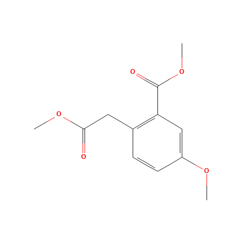 methyl 5-methoxy-2-(2-methoxy-2-oxoethyl)benzoate (CAS: 255376-41-1) - Related Chemical Product