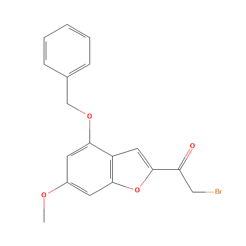 2-bromo-1-(6-methoxy-4-phenylmethoxy-1-benzofuran-2-yl)ethanone (CAS: 1476847-52-5) - Related Chemical Product
