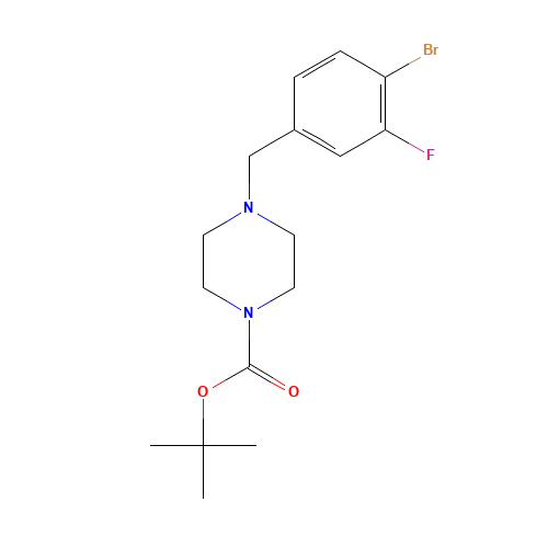 tert-butyl 4-[(4-bromo-3-fluorophenyl)methyl]piperazine-1-carboxylate (CAS: 1260898-90-5) - Related Chemical Product