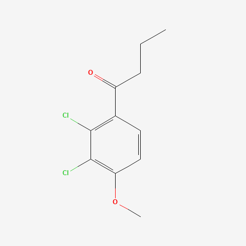 1-(2,3-dichloro-4-methoxyphenyl)butan-1-one (CAS: 41715-70-2) - Related Chemical Product
