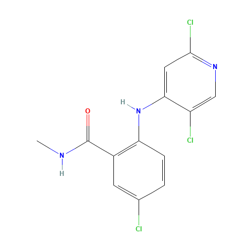 5-chloro-2-[(2,5-dichloropyridin-4-yl)amino]-N-methylbenzamide (CAS: 1224888-15-6) - Related Chemical Product
