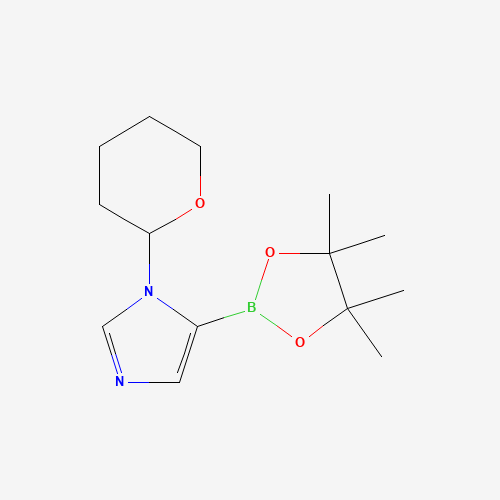 1-(oxan-2-yl)-5-(4,4,5,5-tetramethyl-1,3,2-dioxaborolan-2-yl)imidazole (CAS: 1029684-37-4) - Related Chemical Product