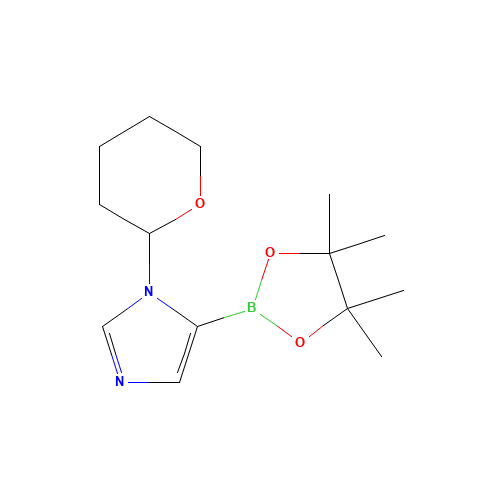 1-(oxan-2-yl)-5-(4,4,5,5-tetramethyl-1,3,2-dioxaborolan-2-yl)imidazole (CAS: 1029684-37-4) - Related Chemical Product