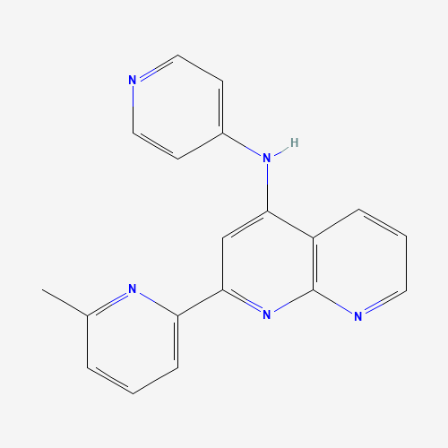 2-(6-methylpyridin-2-yl)-N-pyridin-4-yl-1,8-naphthyridin-4-amine (CAS: 1330531-36-6) - Related Chemical Product