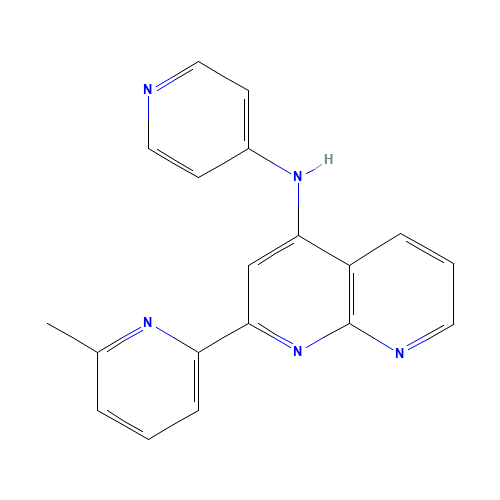 2-(6-methylpyridin-2-yl)-N-pyridin-4-yl-1,8-naphthyridin-4-amine (CAS: 1330531-36-6) - Related Chemical Product