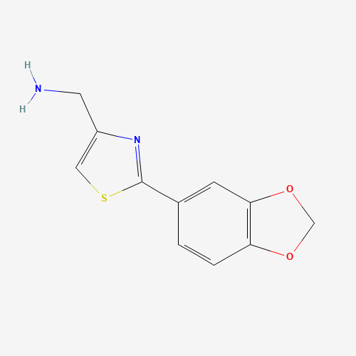 [2-(1,3-benzodioxol-5-yl)-1,3-thiazol-4-yl]methanamine (CAS: 885279-79-8) - Related Chemical Product