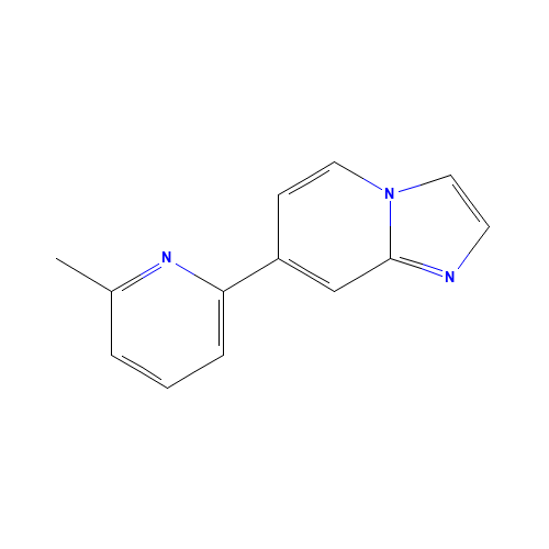 7-(6-methylpyridin-2-yl)imidazo[1,2-a]pyridine (CAS: 908267-89-0) - Chemical Structure and Molecular Formula 