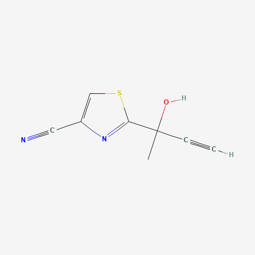 2-(2-hydroxybut-3-yn-2-yl)-1,3-thiazole-4-carbonitrile (CAS: 1202769-87-6) - Related Chemical Product