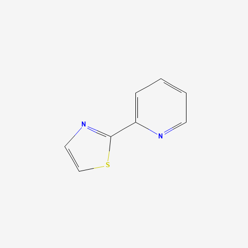 2-pyridin-2-yl-1,3-thiazole (CAS: 2433-17-2) - Chemical Structure and Molecular Formula 
