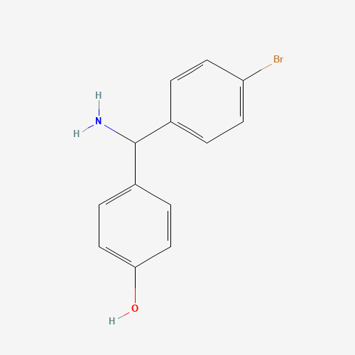 4-[amino-(4-bromophenyl)methyl]phenol (CAS: 886362-83-0) - Related Chemical Product