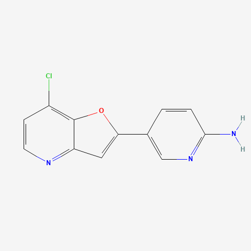 5-(7-chlorofuro[3,2-b]pyridin-2-yl)pyridin-2-amine (CAS: 1360909-26-7) - Related Chemical Product