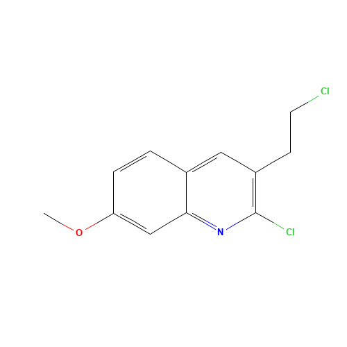 2-chloro-3-(2-chloroethyl)-7-methoxyquinoline (CAS: 73863-51-1) - Related Chemical Product