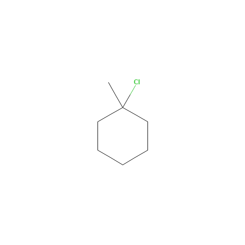 1-chloro-1-methylcyclohexane (CAS: 931-78-2) - Chemical Structure and Molecular Formula 
