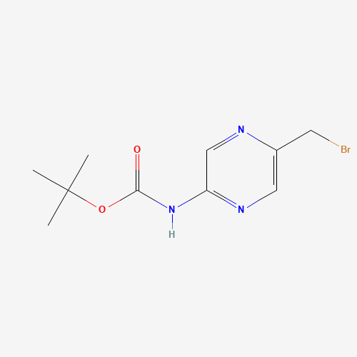 tert-butyl N-[5-(bromomethyl)pyrazin-2-yl]carbamate (CAS: 369638-69-7) - Related Chemical Product