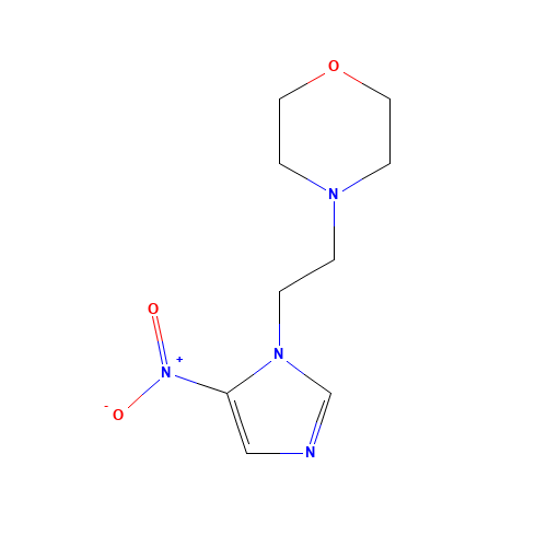 4-[2-(5-nitroimidazol-1-yl)ethyl]morpholine (CAS: 6506-37-2) - Related Chemical Product