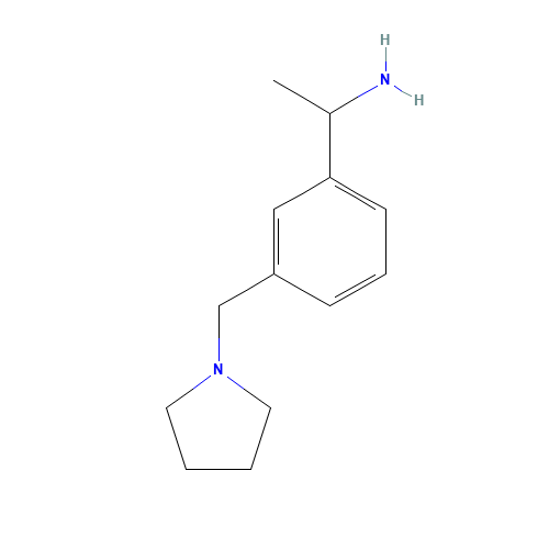 1-[3-(pyrrolidin-1-ylmethyl)phenyl]ethanamine (CAS: 1354659-05-4) - Related Chemical Product