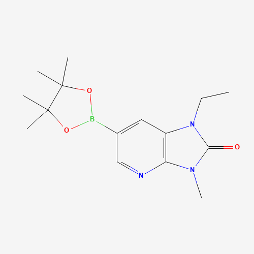 1-ethyl-3-methyl-6-(4,4,5,5-tetramethyl-1,3,2-dioxaborolan-2-yl)imidazo[4,5-b]pyridin-2-one (CAS: 1257553-94-8) - Related Chemical Product