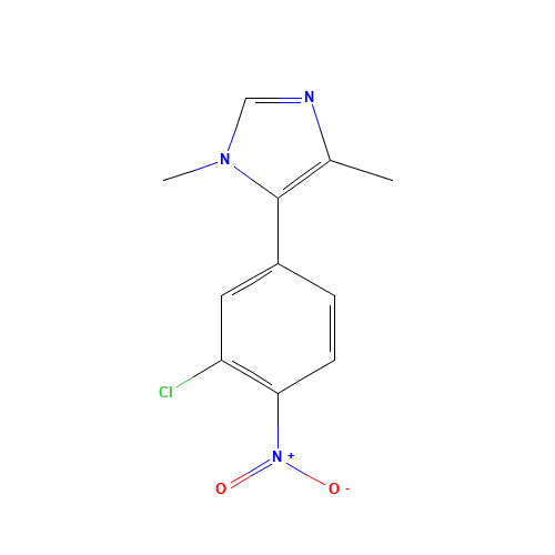5-(3-chloro-4-nitrophenyl)-1,4-dimethylimidazole (CAS: 1400287-78-6) - Related Chemical Product