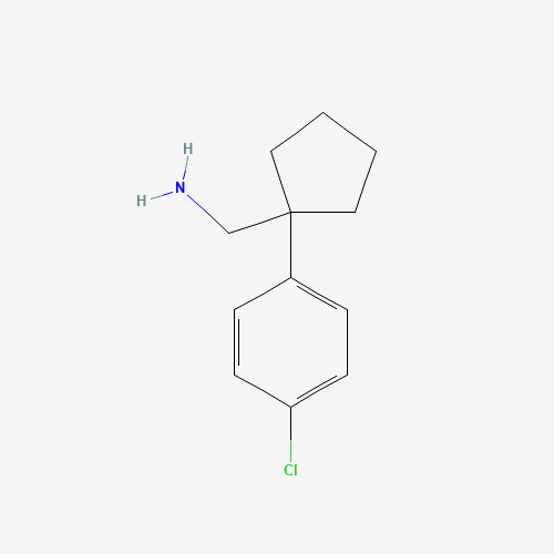 [1-(4-chlorophenyl)cyclopentyl]methanamine (CAS: 75180-51-7) - Related Chemical Product