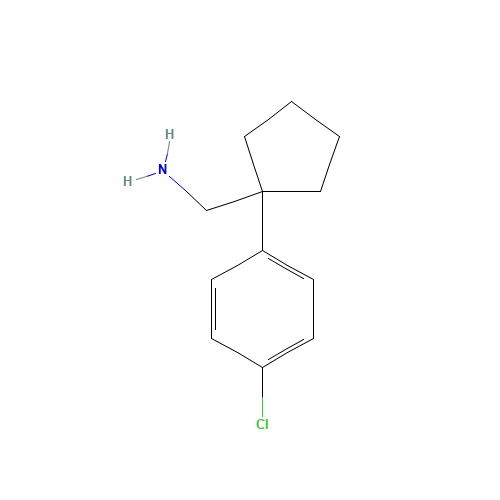 [1-(4-chlorophenyl)cyclopentyl]methanamine (CAS: 75180-51-7) - Related Chemical Product