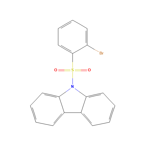 9-(2-bromophenyl)sulfonylcarbazole (CAS: 1346571-11-6) - Related Chemical Product