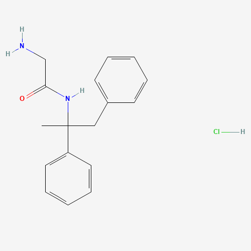 2-amino-N-(1,2-diphenylpropan-2-yl)acetamide;hydrochloride (CAS: 111686-79-4) - Related Chemical Product