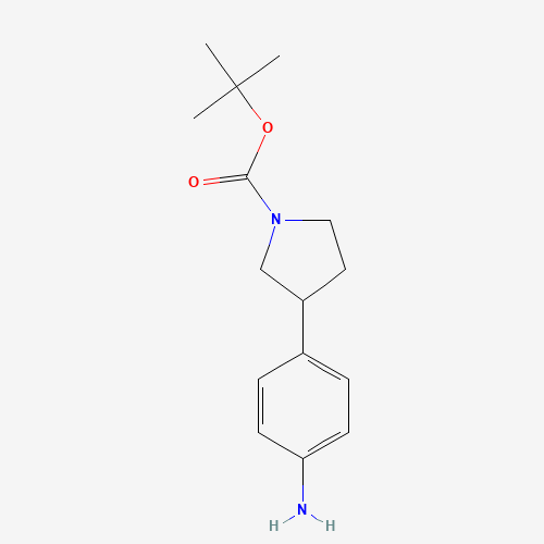 tert-butyl 3-(4-aminophenyl)pyrrolidine-1-carboxylate (CAS: 908334-28-1) - Related Chemical Product