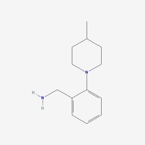 [2-(4-methylpiperidin-1-yl)phenyl]methanamine (CAS: 869943-41-9) - Related Chemical Product