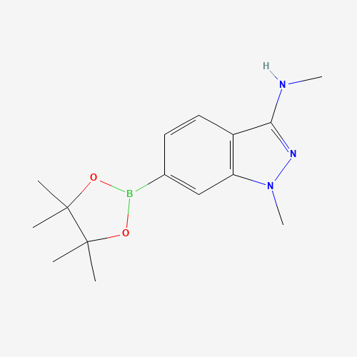N,1-dimethyl-6-(4,4,5,5-tetramethyl-1,3,2-dioxaborolan-2-yl)indazol-3-amine (CAS: 1187968-55-3) - Related Chemical Product