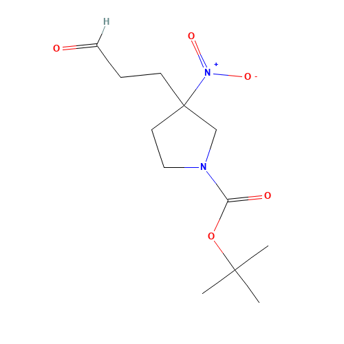 tert-butyl 3-nitro-3-(3-oxopropyl)pyrrolidine-1-carboxylate (CAS: 1309581-44-9) - Related Chemical Product